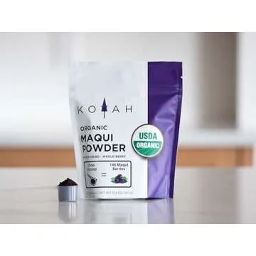 KOYAH Organic Maqui Berry Powder 30 Servings Superfood