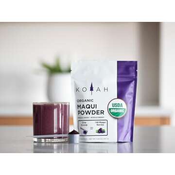 KOYAH Organic Maqui Berry Powder 30 Servings Superfood