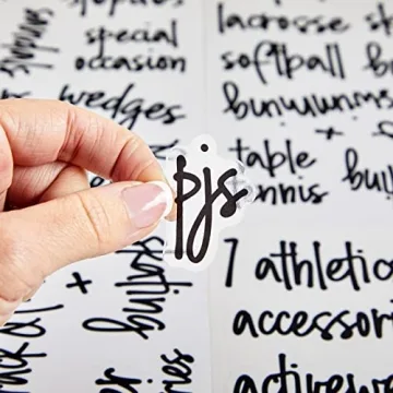 224 Pre-Printed Closet Labels Organize Storage Bins