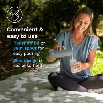 Baby Brezza Superfast Portable Baby Bottle Warmer – 50% Faster - Travel Breastmilk Warmer and Formula Warmer - Safe, Even Heating - Up to 9oz - No Adapters, White