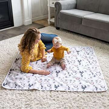 BABYBOET Waterproof Splat Mat for Babies and Toddlers