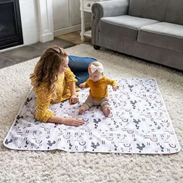 BABYBOET Waterproof Splat Mat for Babies and Toddlers