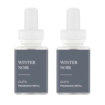 Pura Smart Home Diffuser - 120-Hour Premium Winter Noir Fragrance Refill, 2 Pack
