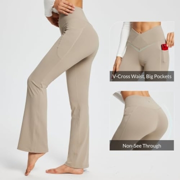 BALEAF High Waisted Flare Yoga Pants Comfort & Style