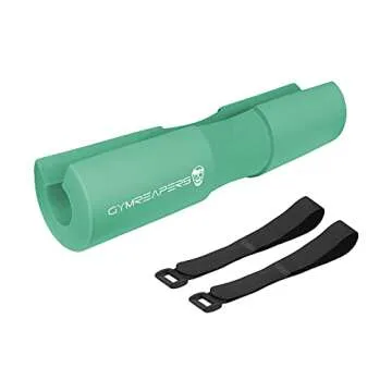 Gymreapers Barbell Squat Pad - Protective Bridge Pad For Hip Thrust, Squats, Lunges - Hip Support, Neck Protection For Bar (Mint)