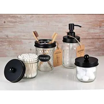 Amolliar Glass Soap Dispensers - Stylish & Eco-Friendly