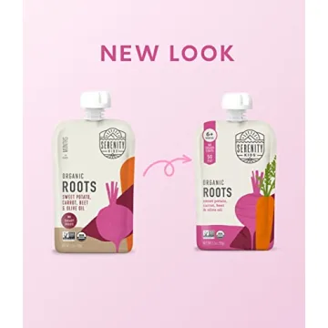 Serenity Kids Organic Veggie Puree Baby Food Pouches - 6 Count