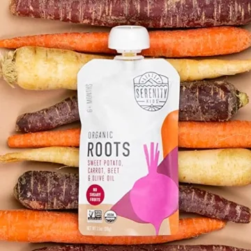 Serenity Kids Organic Veggie Puree Baby Food Pouches - 6 Count