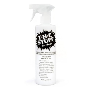 The Stuff Leave-In Dog Conditioner and Detangler Spray | 16oz Ready to Use | Perfect Solution for Managing Matted Dog Hair | Top Rated Dog Detangling and Dematting Spray
