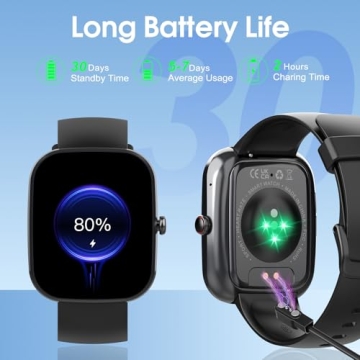 Smart Watch with HD Screen, Fitness & Call Features