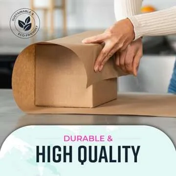 Bryco Goods Jumbo Kraft Paper Roll - Brown - 18" x 2100" (175') - USA Made - Suitable for Packing - Moving - Shipping - Crafts - Wall Art - Bulletin Boards - Floor Covering - Table Runner