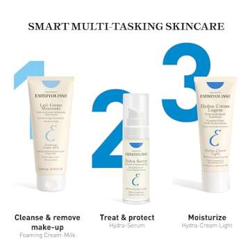 Embryolisse Hydra-Serum, Ultra-Hydrating Lightweight Hyaluronic Acid Facial Serum with White Water Lily, For Oily to Combination Skin, 1.01 Fl Oz