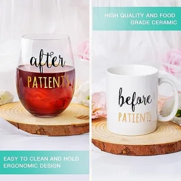 Coffee Mug & Wine Glass Set for Professionals