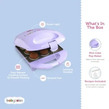 Babycakes Mini Cake Pop Maker Makes 9 Pops Quickly