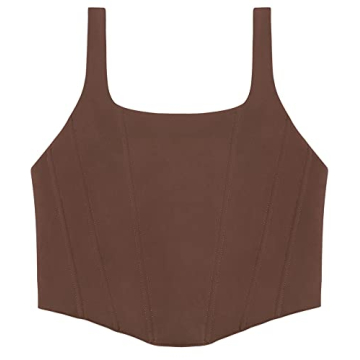 REORIA Women's Summer Sexy Bustier Corset Crop Top