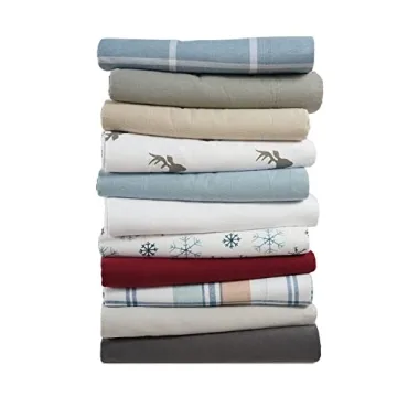 Comfortable LANE LINEN 100% Cotton Flannel King Sheets