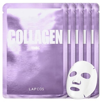 LAPCOS Collagen Sheet Mask - Anti-Aging Daily Face Mask