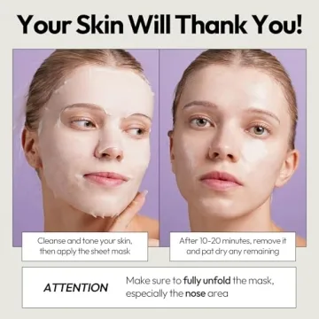 LAPCOS Collagen Sheet Mask - Anti-Aging Daily Face Mask