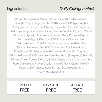 LAPCOS Collagen Sheet Mask - Anti-Aging Daily Face Mask