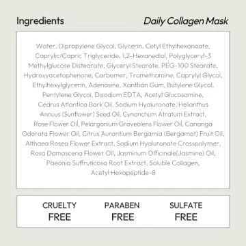 LAPCOS Collagen Sheet Mask - Anti-Aging Daily Face Mask