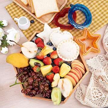 Uncrustables Maker, Sandwich Cutter and Sealer for Kids, Uncrustable Sandwich Cutter, Decruster Sandwich Maker, Bread Cookie Cutters for Boys Girls Lunch & Bento Box