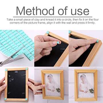 MABUSIYI 204 Pcs Poster Putty for Easy Removable Hanging