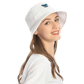 ZLYC Stylish Embroidered Bucket Hat for All Ages
