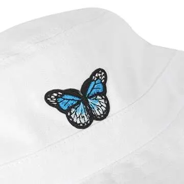 ZLYC Stylish Embroidered Bucket Hat for All Ages