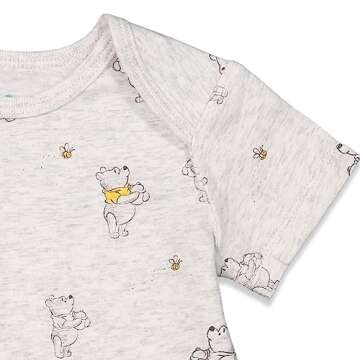 Disney Winnie the Pooh Newborn Baby Boys 3 Pack Bodysuits 3-6 Months