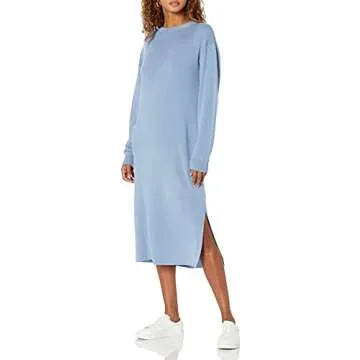 Stylish Suki Rib Midi V-Back Dress for Women