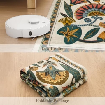 Elegant Egypt Floral Washable Runner Rug - Perfect Decor