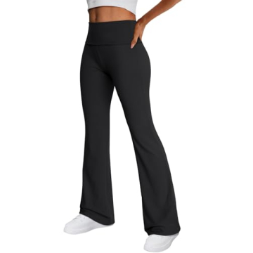 Trendy Women's High-Waisted Bootcut Yoga Pants for 2024
