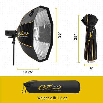 Glow EZ Lock Quick Octa Softbox with Bowens Mount 36"