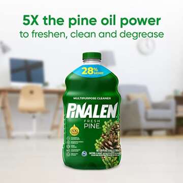 PINALEN Original Fresh Pine Multipurpose Cleaner, Kitchen, Floor, Bathroom and Surface Cleaning Product for Home 128 fl.oz.