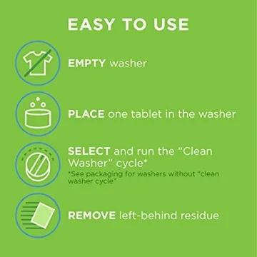 Affresh Washing Machine Cleaner, Cleans Front Load and Top Load Washers, Including HE, 5 Tablets