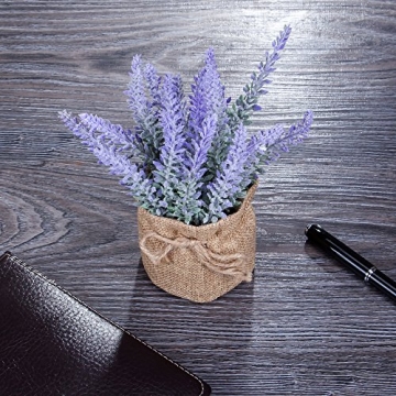 Charming Lavender Artificial Plants for Home Decor