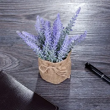 Charming Lavender Artificial Plants for Home Decor