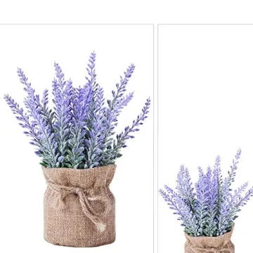 Charming Lavender Artificial Plants for Home Decor