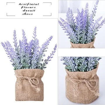 Charming Lavender Artificial Plants for Home Decor