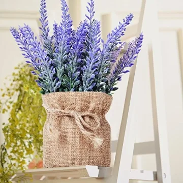 Charming Lavender Artificial Plants for Home Decor
