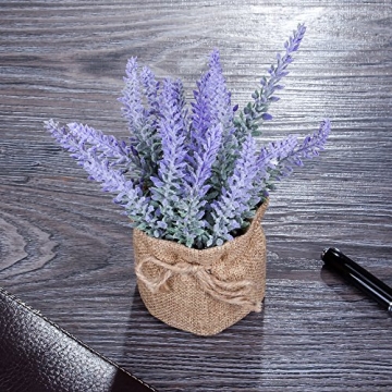Charming Lavender Artificial Plants for Home Decor