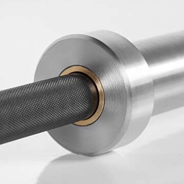 XMark VOODOO Weight Bar OB86, 7’ Olympic bar, Barbell bar, 1500 lb Weight Capacity Strength Training Bar, Weightlifting bar, Olympic Barbell, Use with 2” Olympic Weight Plates, Perfect for Home Gyms