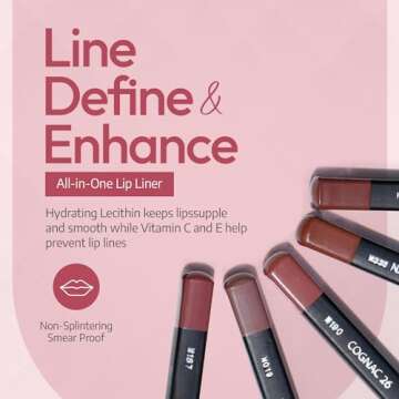 Sorme Waterproof Lip Liner for All-Day Wear and Care