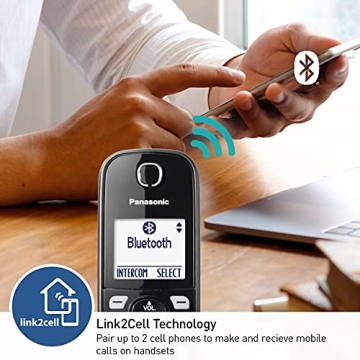 Panasonic Expandable Cordless Phone System with Bluetooth Features