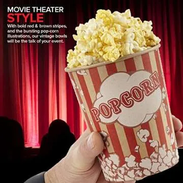 Stock Your Home Popcorn Buckets - Perfect for Movie Nights