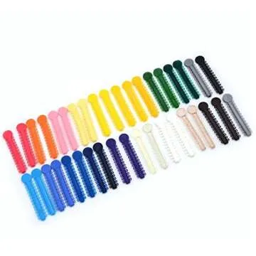 Orthodontic Ligature Ties Kit with 1040 Color Bands