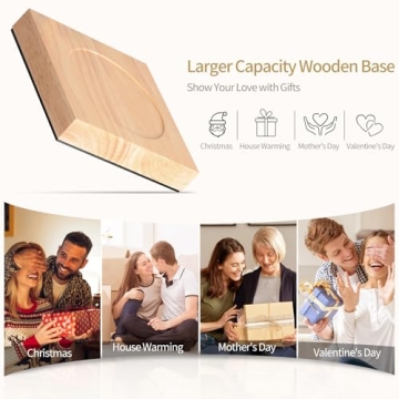 Stylish Candle Warmer Lamp with Timer and Dimmer Features