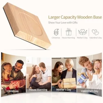 Stylish Candle Warmer Lamp with Timer and Dimmer Features