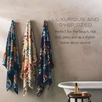 Pendleton Beach/Spa Towel, Los Ojos Black