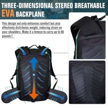 TKLoop Casual Laptop Backpack for Men and Women 24L Backpack Daypack with Wash Bag and Rainproof Cover up to 17 Inch Laptop Backpack for Travel,College,Daily use,Work,Commuter Business (Blue)